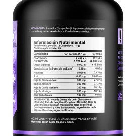 Cardo Mariano 90 Cáps. Milk Thistle Diente De León. B Life