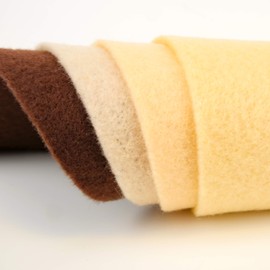 Trimcraft DCFL017 Dovecraft Essentials - A4 Premium Coloured Crafting Felt - Naturals, 8 Pack