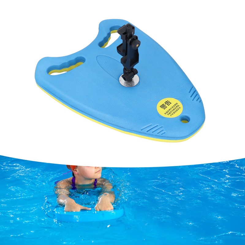 Swim Kickboard with Phone Holder Foldable EVA Foam Swimming Float