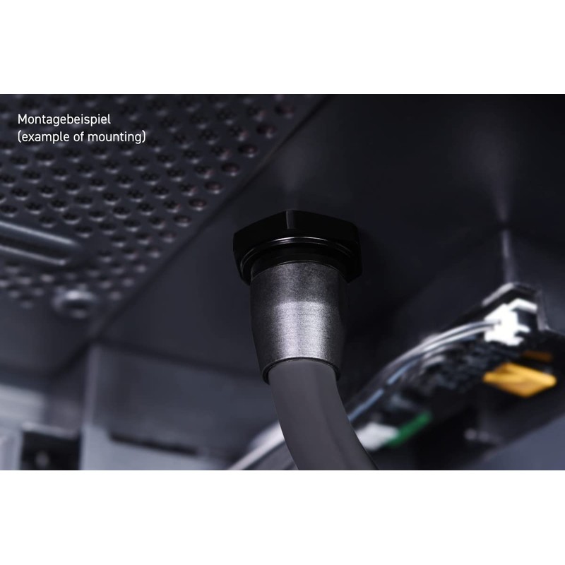 Alphacool Apex Fillport Water Cooling Filling - G1/4" Connector, Black,
