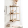 Kate and Laurel Dominic Modern Metal Bathroom Shelf, 20 x