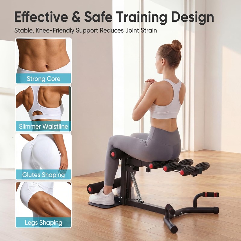 OLIXIS Deep Squat Machine for Women, Adjustable Glutes & Leg