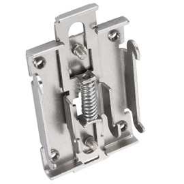 ZAWELIYO Clip de Montaje en Riel DIN de 35 Mm Abrazadera de Bastidor de relé de Estado Sólido de Acero Inoxidable con Tornillos de Montaje, Soporte de montaje de riel de 35 mm