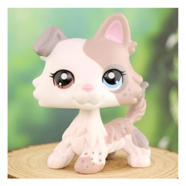 diylpshome custom miniature cat and dog figure pack collie cat cutie pets kids gift:_tiramisu collie