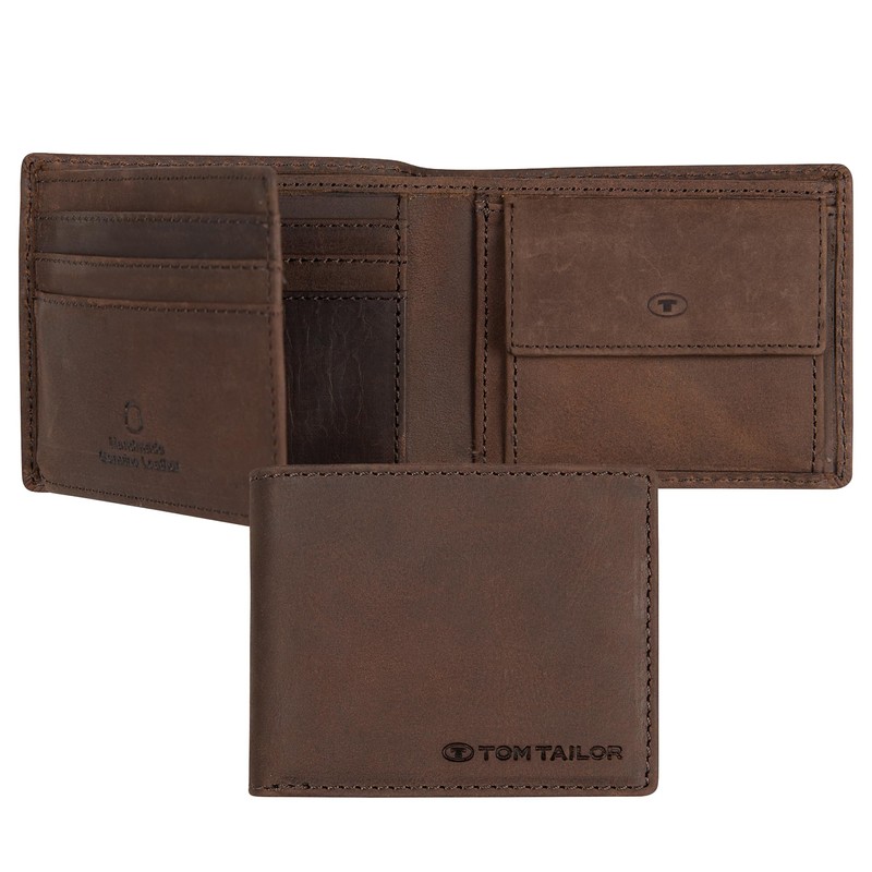 Tom Tailor Men’s Ron Wallet - Brown -
