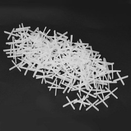2500Pcs Tile Spacers Reusable Cross Tile Leveler Leveling System 1mm/1.5mm for Builing Walls or Floors (1mm)