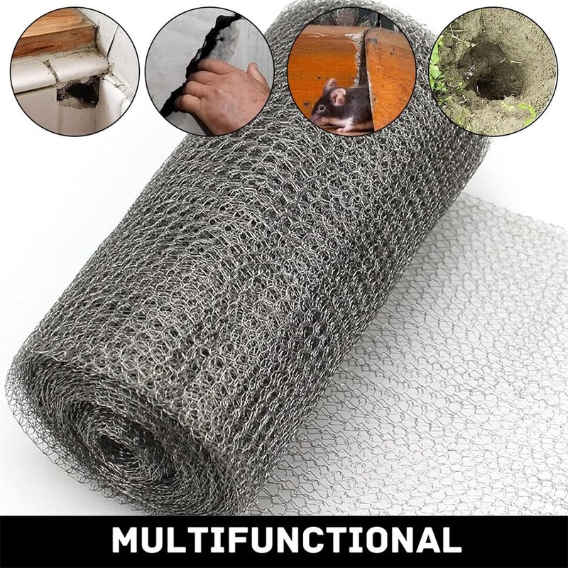 Wire Mesh for Mice Control 7.8” X 13.1Ft Hole Fill