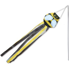 Premier Kites 18021 12-Pack Wind Wand Spinner, Bee,