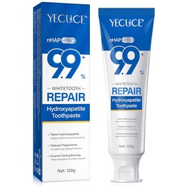 Toothpaste, Hydroxyapatite Toothpaste, Repairing Enamel, Strengthens Teeth, Anti-Sensitivity, Soothes Gums, Fresh Breath, Natural Tooth Care, 120g (1PCS)