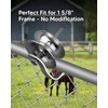 2 Pack 5" Sliding Gate Rollers, Galvanized Steel Wheel Fit