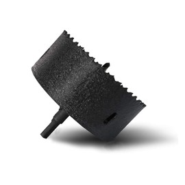 Elbe Inno 100 mm black professional hole mill, HSS high-speed steel intended for wood, plasterboard, plywood, sheet iron, aluminium punches, can be used on all drills with 3/8 thread
