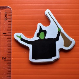 Wicked Sticker Elphaba and Glinda No Rest For The Wicked
