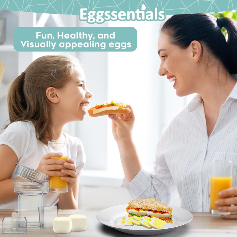 Eggssentials Pack of 3 Egg Shaper - Egg Cuber Square