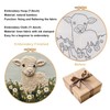 Embroidery Kit with Sheep Pattern, Hand Punching Adult Craft Kits,Tapestry