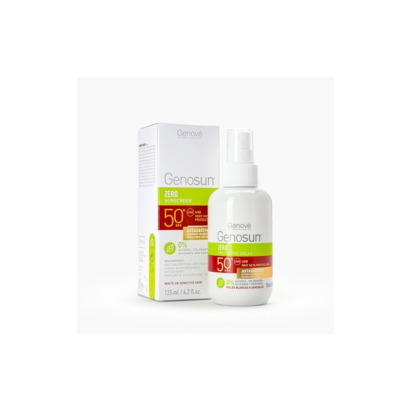 Genové Genosun Zero Protector Solar FPS 50+ Crema Corporal 125