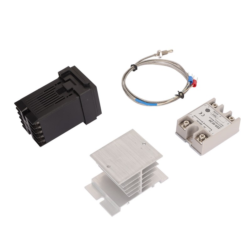 Digital PID Thermostat Air Heater Temperature Controller K Thermocouple SSR