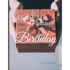 Guest List Planner — Birthday