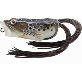 LIVE TARGET FHP55T503 Frog Hollow Body Popper Topwater Lure, 2", 3/0, Multi, One Size, Brown Balck