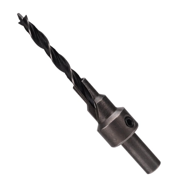 YaaYii Adjustable Multi-Step Countersink for Confirmat Screw Two-Piece Drill Bit