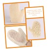 Uds Guantes Ducha Exfoliantes Zacate Sisal Natural Limpieza Profunda Masaje