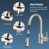 Hibbent Pull Down Faucet Head Replacement, 4-Function Kitchen Sink Spray