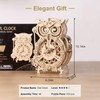 ROKR 3D Wooden Puzzles for Adults Owl Clock - Mechanical