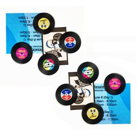 Decorative Refrigerator Magnets, Perfect Fridge Magnets for House Office Personal Use (8Pcs Record)