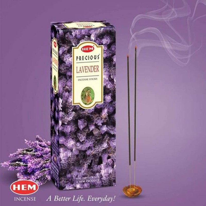 Hem Lavender & Sandalwood Incense Sticks (Pack of 2 Boxes)