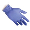 Reflexx pulverfreie Nitrilhandschuhe, Gr. 3,5, L, hellblau, 100