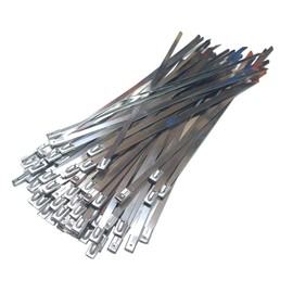 V2A 304 Stainless Steel Cable Ties 200 mm x 4.6 mm Pack of 100