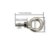 CHHGGNN 304 Stainless Steel Eye Bolt, 4 PCS M8 Heavy