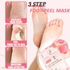 Foot Peel Mask With Peach Extract - Foot Mask For