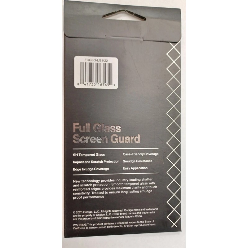 LG, For LG LG K2 Full Glass Screen Guard [Full