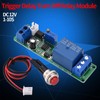 Luatoxry DC 12V Timer Relay Delay On, 1-10sec 10A Timer
