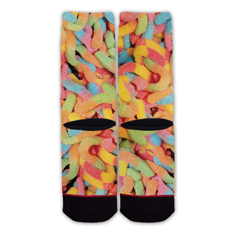 Function - Funny Food Socks (Sour Gummy Worms)