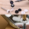 240Pcs Hinged Screw Cover Caps Plastic Screw Caps Fold Screw