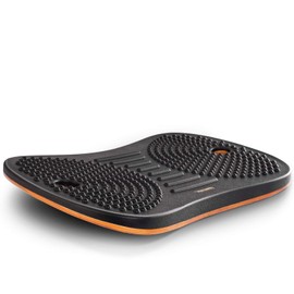 FEZIBO Standing Desk Mat Balance Board, Anti Fatigue Mat Standing Desk Office, Wobble Board with Ergonomic Design, Obsidian Black