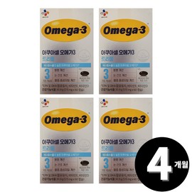 Living Factory h partner company Aquacell Omega 3, total 4 months supply / 아쿠아셀 오메가3 총 4개월분