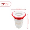 GLADFRESIT 2PCS Shower Floor Drain, Adhesion Design Sewer Core Backflow