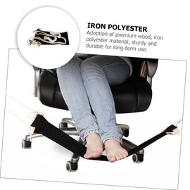 NUOBESTY Foot Hammock Travel Hangers Foldable Desk Foot Rest Portable Foot Stool Office Desk Hammock Under The Leg Hammock for Desk Footrest for Office Hanging Foot Cushion Home Foot Rest