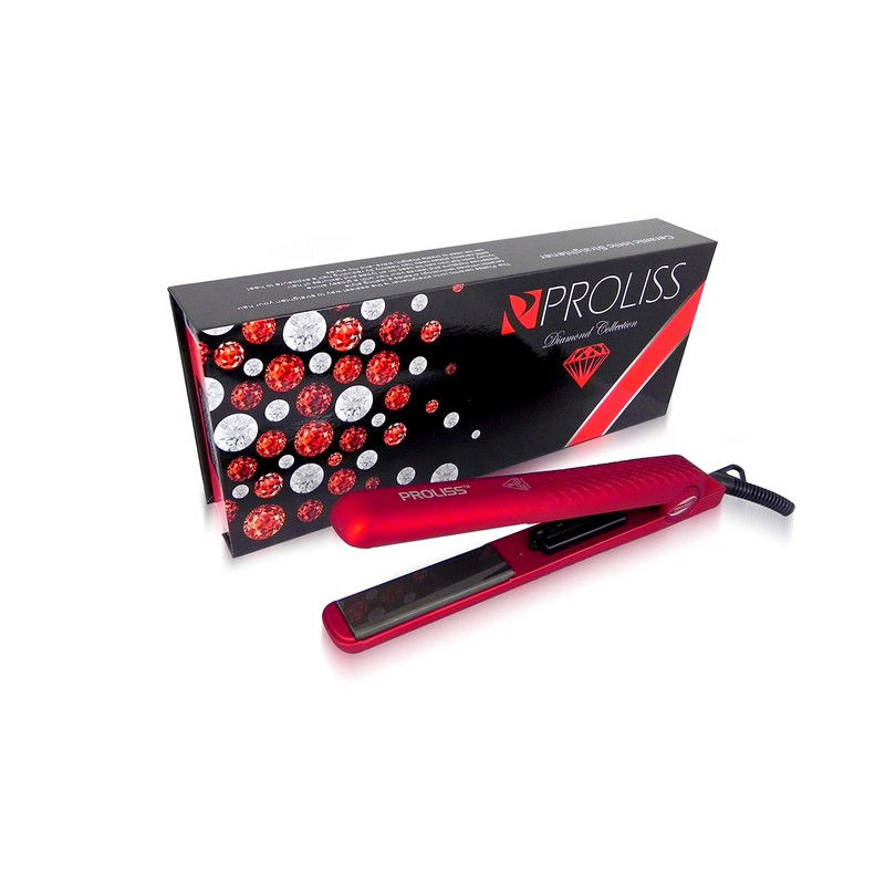 Proliss Diamond Collection Ceramic 1.25-inch Flat Iron Blue