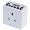 PRO ELEC PEL00410 Compact 24 Hour Digital Plug-in Timer