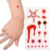 Blood Seal Bloody Tattoo Sticker Costume Cosplay