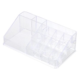 WOONEKY Plastic Makeup Box Desk Organizer Cosmetic Storage Drawer Organiser Desktop Lipstick Container