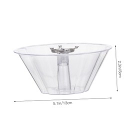 2Pcs Plastic Range Hood Oil Cup Oil Collecting Cup for Smoke Exhaust Bowl for Range Hood Accessories Kitchen Grease Collector