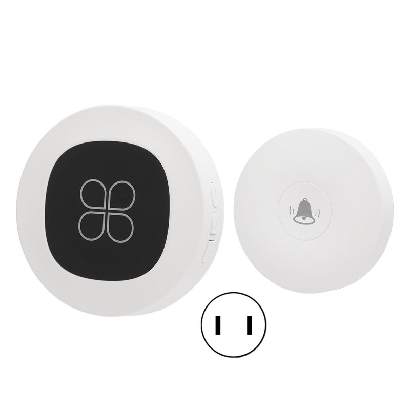 Self Generating Wireless Doorbell Set 58 Melodies 4 Volumes Waterproof