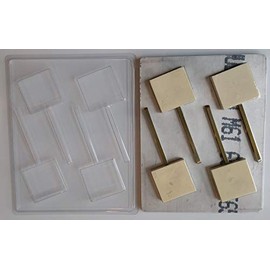 Blank Square Lollipop Candy Mold SB021
