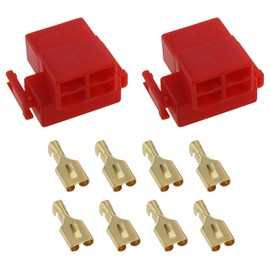 The Lord of the Tools 2PCS Solenoid Relay Connector Plug Terminals, Compatible With Honda, CB 600, 900, NT 700, VTX 1300