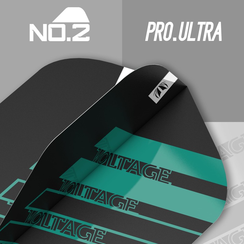 Target Rob Cross No.2 Black Pro Ultra Dart Flights -