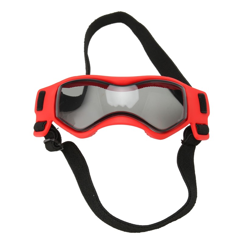 Dog Goggles Soft Silicone Frame Adjustable Dog UV Protection Sunglasses